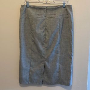 **NOT AVAILABLE!** Modest Grey Pencil Skirt Size 8!